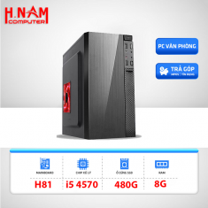 Cấu hình H81 CPU Core i5 4570 Ram 8G SSD 480G - Bảo hành 2 năm