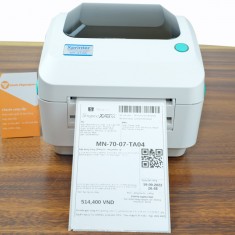 Máy in tem mã vạch cổng USB + LAN - Máy in tem TMĐT Shopee, Tiktok, Lazada...