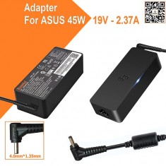 Sạc LAPTOP ASUS/TOSHIBA 19.5V - 2.31A - Đầu trung BamBa