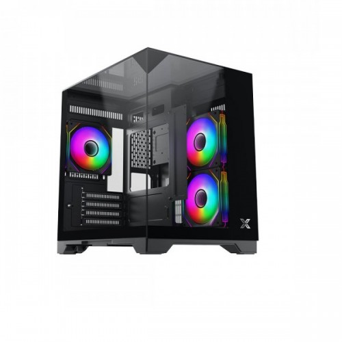 Vỏ case XIGMATEK OCEAN M NANO + Kèm 3 FAN LED